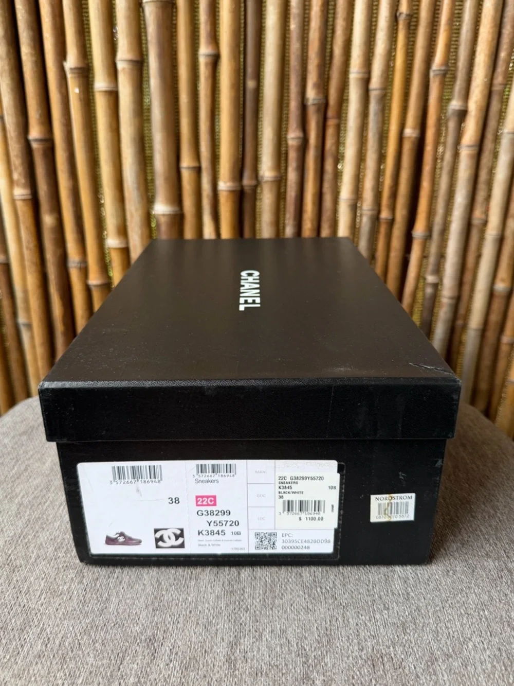 CHANEL empty shoe box